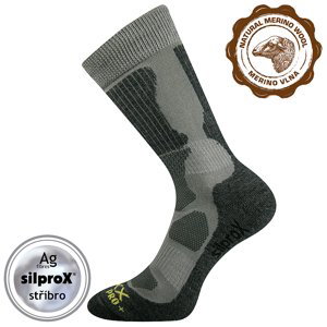 VOXX Etrex ponožky svetlo šedé 1 pár 39-42 102872
