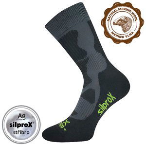 VOXX Etrex ponožky tmavosivé 1 pár 35-38 102867