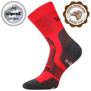 VOXX Granitové červené ponožky 1 pár 35-38 110496