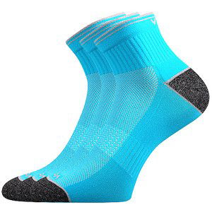 VOXX ponožky Ray neon tyrkysové 3 páry 39-42 114030