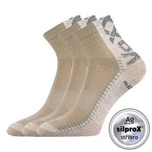 VOXX Revolt ponožky béžové 3 páry 39-42 102247