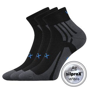 VOXX Abra ponožky čierne 3 páry 43-46 112281