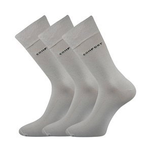 Ponožky BOMA Comfort svetlosivé 3 páry 47-50 100312