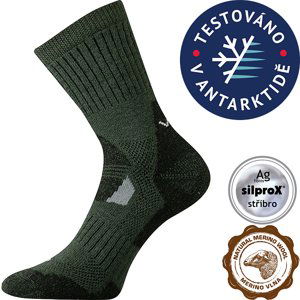 VOXX Stabil CLIMAYARN khaki ponožky 1 pár 43-46 103564