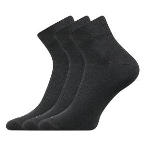 VOXX Ponožky Baddy B 3 páry čierne 1 balenie 43-46 111233