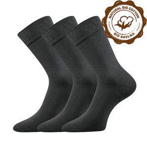 Ponožky LONKA Bioban BIO bavlna tmavosivá 3 páry 43-46 100203