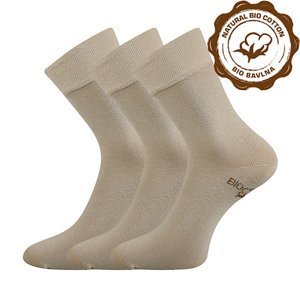 Ponožky LONKA Bioban BIO bavlna béžová 3 páry 47-50 100211