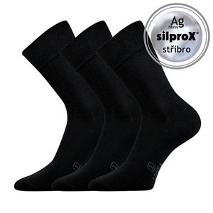 Ponožky LONKA Dasilver black 3 páry 47-50 111655