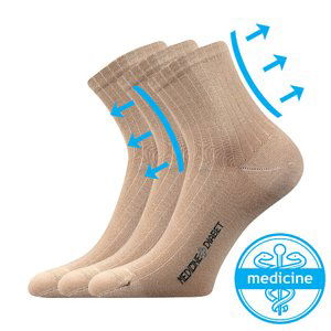 Ponožky LONKA Demedik beige 3 páry 35-38 110446