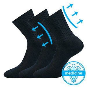 Ponožky BOMA Diarten tmavomodré 3 páry 38-39 100589