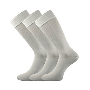 Ponožky LONKA Diplomat light grey 3 páry 43-46 100636