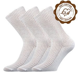 BOMA ponožky Pepina white 3 páry 46-48 109142