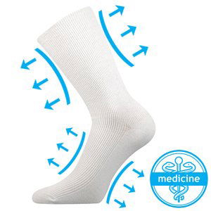 LONKA Oregan ponožky biele 1 pár 39-42 108557