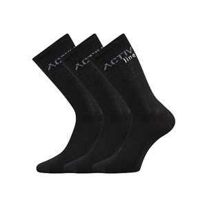 BOMA Spotlite ponožky 3pack black 1 balenie 43-46 112926