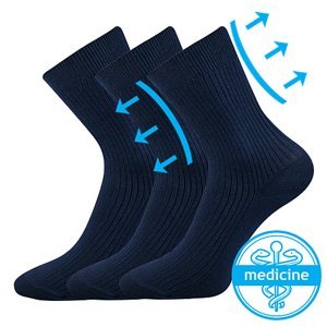 BOMA ponožky Viktor tmavomodré 3 páry 46-48 102143