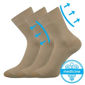 BOMA ponožky Viktor beige 3 páry 43-45 102131