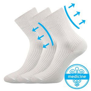 BOMA ponožky Viktor white 3 páry 41-42 102125