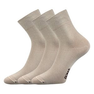 BOMA ponožky Zazr beige 3 páry 43-46 112864
