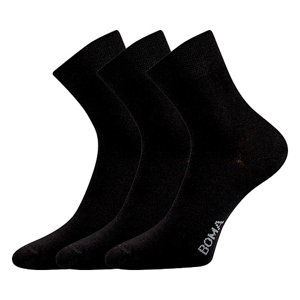 BOMA ponožky Zazr black 3 páry 39-42 112862