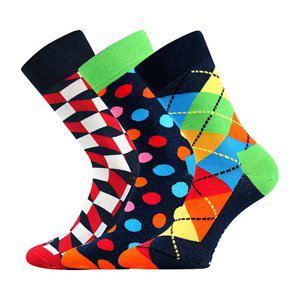 Ponožky LONKA Woodoo Mix mix A 3 páry 47-50 114279