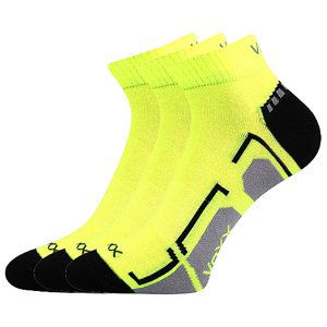 VOXX ponožky Flashik neónovo žlté 3 páry 20-24 112835