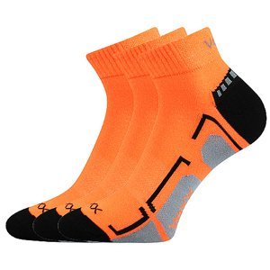 VOXX ponožky Flash neon orange 3 páry 35-38 112512