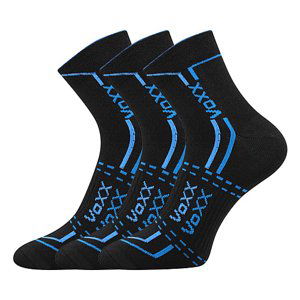 VOXX ponožky Franz 03 black 3 páry 35-38 113593