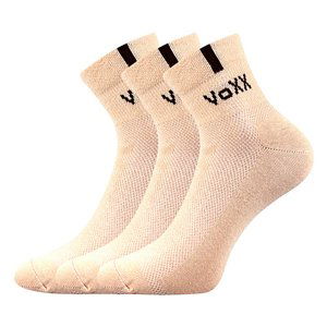 VOXX ponožky Fredy beige 3 páry 35-38 101015