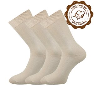 Ponožky LONKA Habin beige 3 páry 43-45 101079