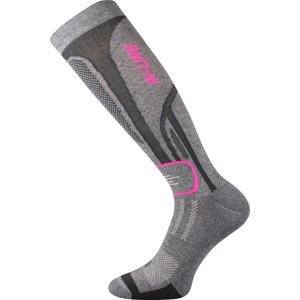 VOXX In-line ponožky šedé melé/ružové 1 pár 39-42 114139