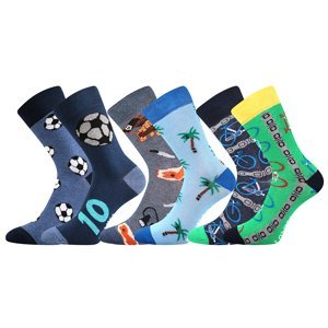 LONKA Doblik ponožky mix chlapec 3 páry 30-34 114587