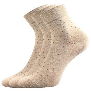 Ponožky LONKA Fiona beige 3 páry 39-42 115154