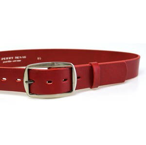 PENNY BELTS 11793 Dámsky kožený opasok červený 90cm