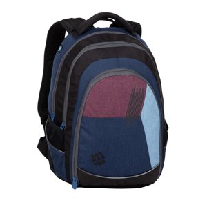 Bagmaster DIGITAL 20 C Študentský batoh Blue / Red / Light blue 23 L 191513