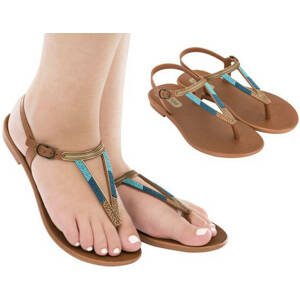 Grendha Cacau Rustic Sandal 17873-90269 Dámske sandále hnedé 40