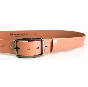 PENNY BELTS 117503 Dámsky kožený opasok ružový 95cm