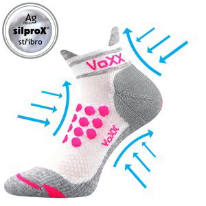 VOXX Sprinter kompresné ponožky biele 1 pár 39-42 115674