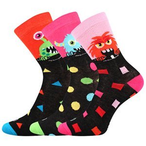 LONKA ponožky Ufonek mix dievča 3 páry 20-24 116020