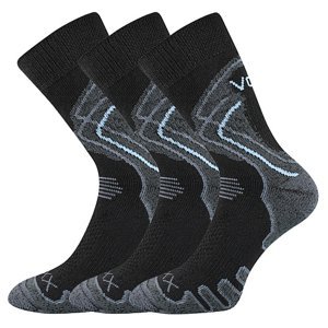 VOXX Ponožky Limit III black 3 páry 35-38 116546
