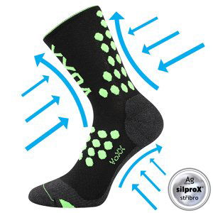 VOXX kompresné ponožky Finish black 1 pár 35-38 116732