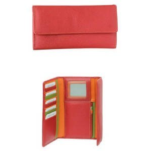 Peněženka Carraro Multicolour 835-MU-02 červená