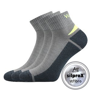 Ponožky VOXX Aston silproX light grey 3 páry 43-46 102279