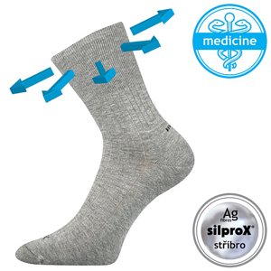 VOXX ponožky Corsa Medicine VoXX grey melé 1 pár 39-42 102349