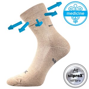 VOXX Enigma Medicínske ponožky VoXX beige 1 pár 47-50 102454