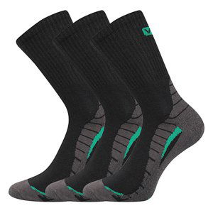 VOXX ponožky Trim black 3 páry 39-42 106571