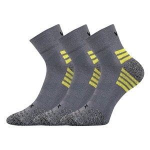 VOXX Sigma B ponožky šedé 3 páry 39-42 112780