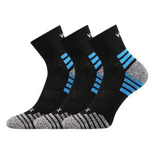 VOXX Sigma B ponožky čierne 3 páry 35-38 112778