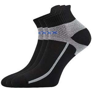 Ponožky VOXX Glowing black 3 páry 43-46 102515