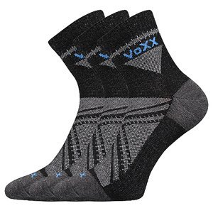 VOXX ponožky Rexon 01 čierne 3 páry 35-38 117297