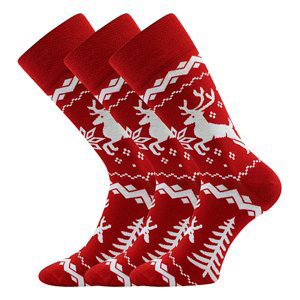 Ponožky LONKA Twidor Christmas 3 páry 43-46 118062